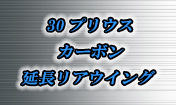 30プリウス 本物 カーボン 延長リアウイング